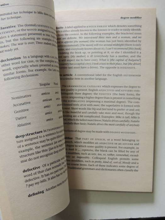 Dictionary Of English Grammar - R.L. Trask