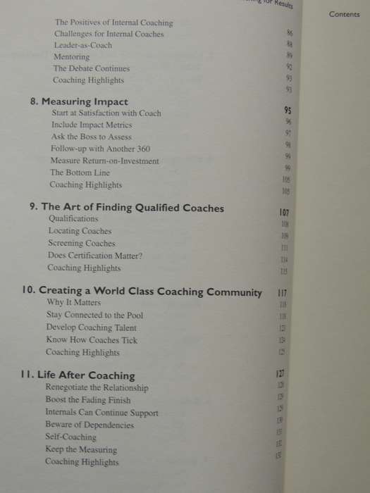 Executive Coaching For Results:Definitive Guide To Developing Organizational Leaders Brian Underhil