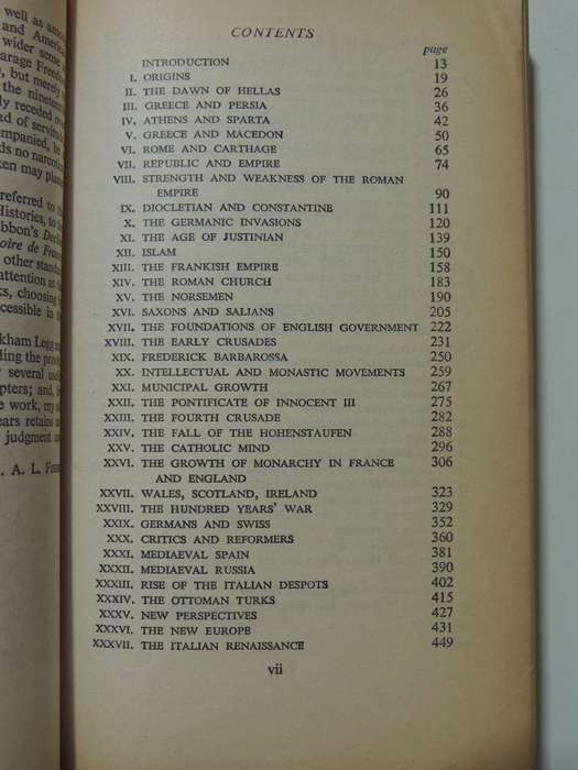 A History Of Europe: Volume 1 From Earliest Times To 1713 - H.A.L. Fisher