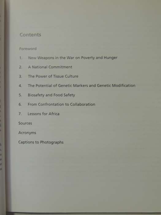 Modifying Africa:Biotechnology Can Benefit The Poor & Hungry, Case Study From Kenya Florence Wambugu