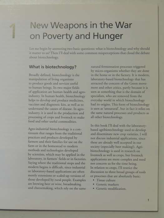 Modifying Africa:Biotechnology Can Benefit The Poor & Hungry, Case Study From Kenya Florence Wambugu