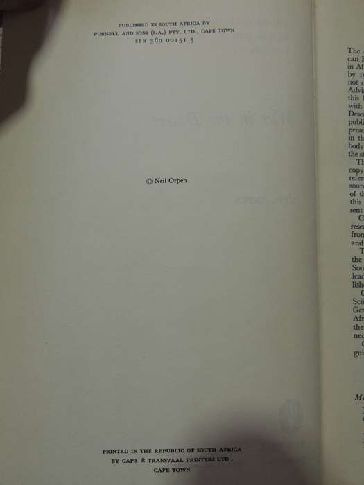 War In The Desert: South African Forces World War II (Volume III) SignedNeil Orpen
