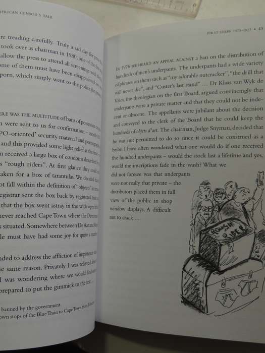 A South African Censor's Tale - Kobus Van Rooyen   Inscribed