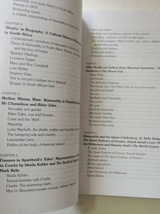 Somewhere In The Double Rainbow: Representations Of Bisexuality In Post-Apartheid - Chery Stobie
