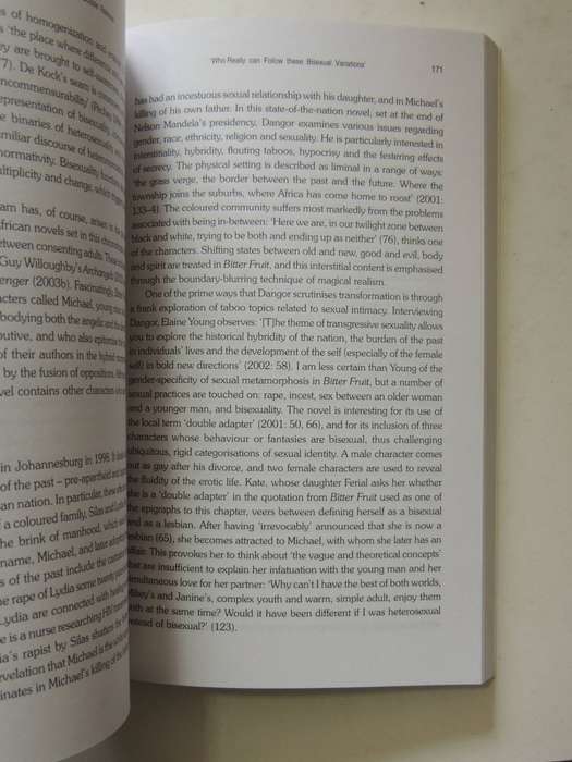 Somewhere In The Double Rainbow: Representations Of Bisexuality In Post-Apartheid - Chery Stobie