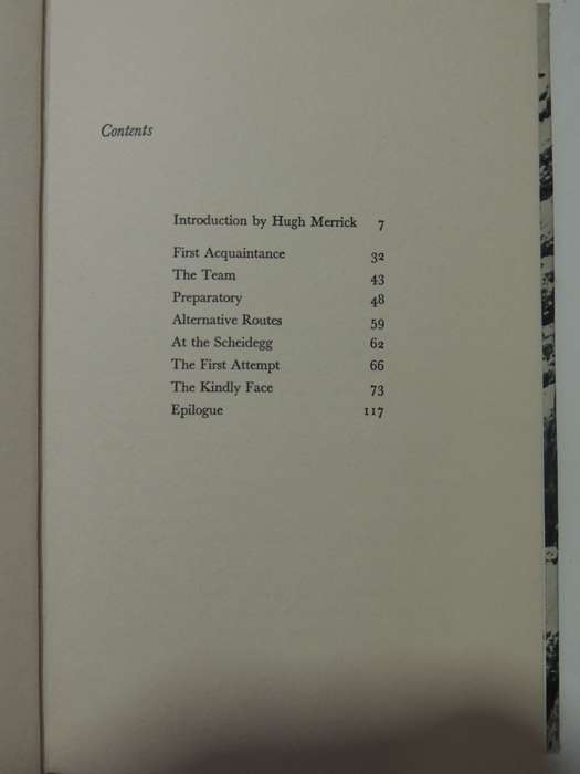North Face In Winter - Toni Hiebeler   1st UK Edition 1961