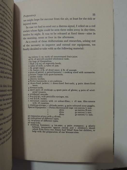 North Face In Winter - Toni Hiebeler   1st UK Edition 1961