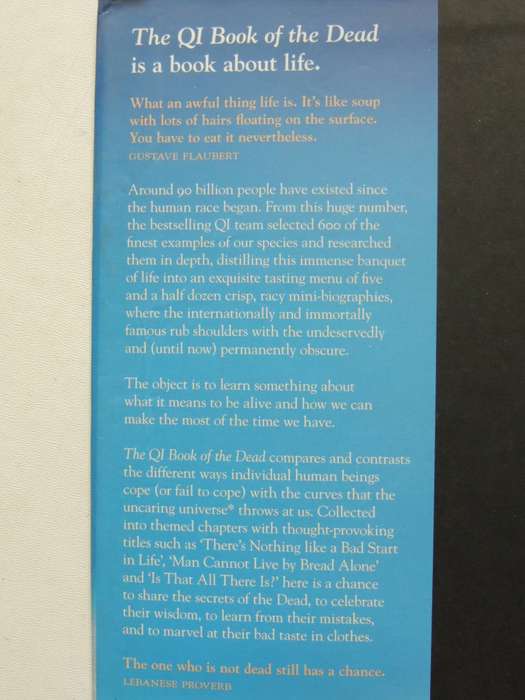 The QI Book Of The Dead - John Lloyd & John Mitchinson