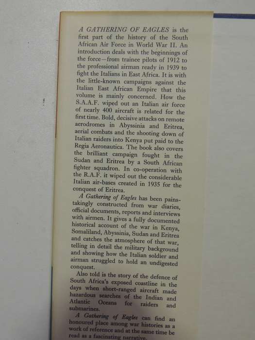 A Gathering Of Eagles: Campaigns Of South African Air Force In Italian East Africa 1940-41 J Ambrose