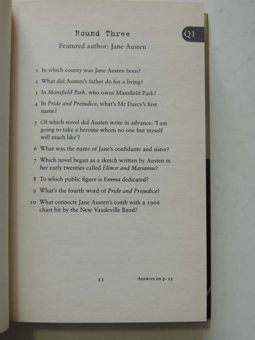 Sonnets, Bonnets & Bennets: A Literary Quiz Book - James Walton