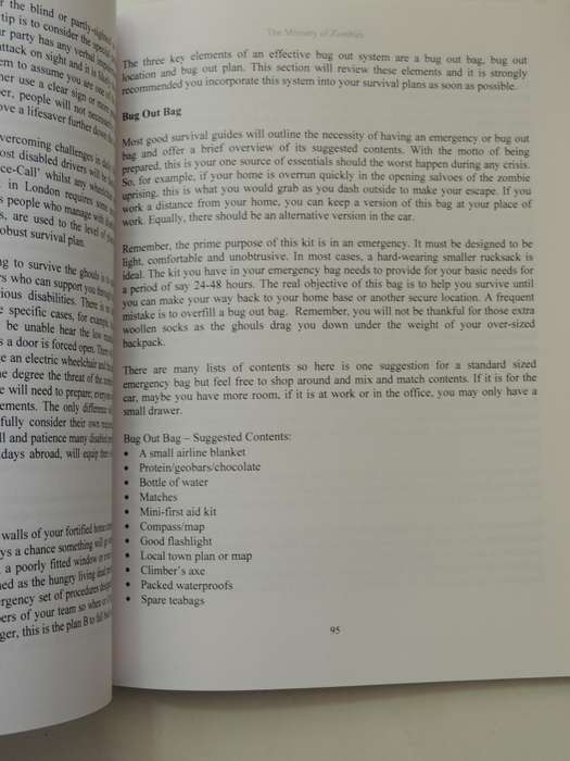 Ministry of Zombies - The Official Zombie Handbook (UK) - Saen T Page