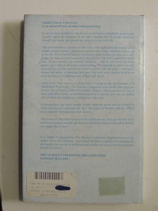 Human Cybernetics: The 77 Essential Points Of The Applied  Human Cybernetic System - George Hall