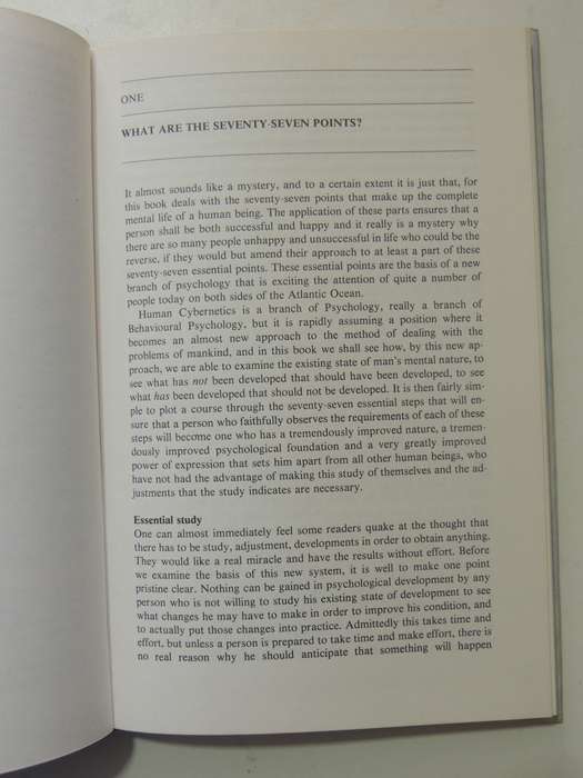 Human Cybernetics: The 77 Essential Points Of The Applied  Human Cybernetic System - George Hall