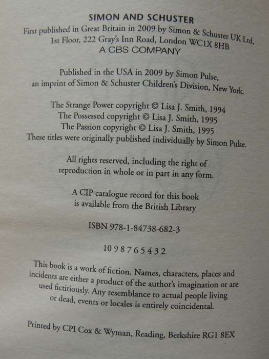 Dark Visions Omnibus: The Strange Power, The Possessed, The Passion - L.J. Smith