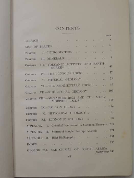 Geology For South African Students: An Introductory Text-BookG.N.G. Hamilton & H.B.S. Cooke