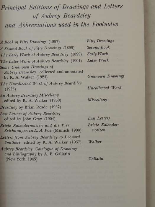 The Letters of Aubrey Beardsley - Henry Maas, JL Duncan