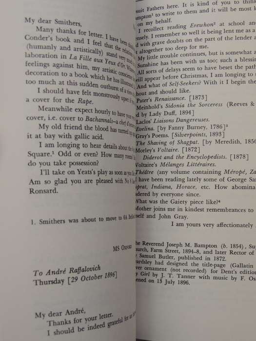 The Letters of Aubrey Beardsley - Henry Maas, JL Duncan