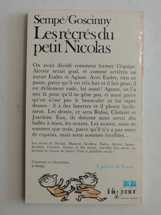 Les Recres Du Petit Nicolas - Sempe & Goscinny    (French)