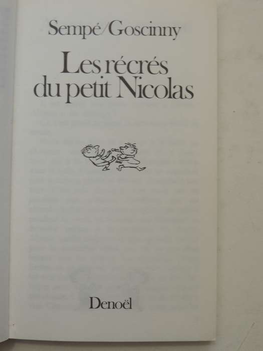 Les Recres Du Petit Nicolas - Sempe & Goscinny    (French)