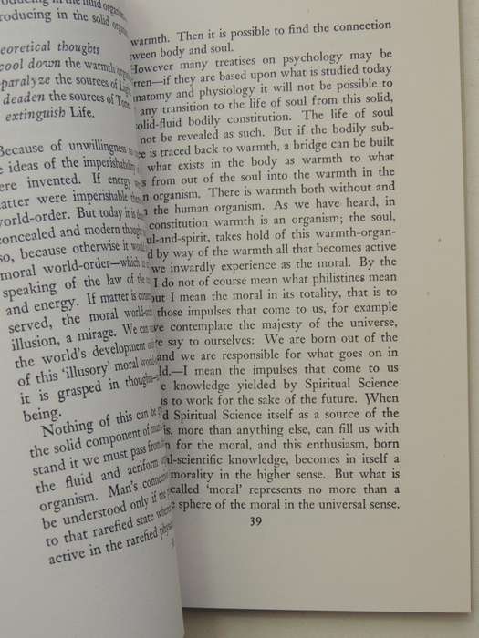 The Bridge Between Universal Sprirituality and the Physical Constitution of Man- Rudolf Steiner