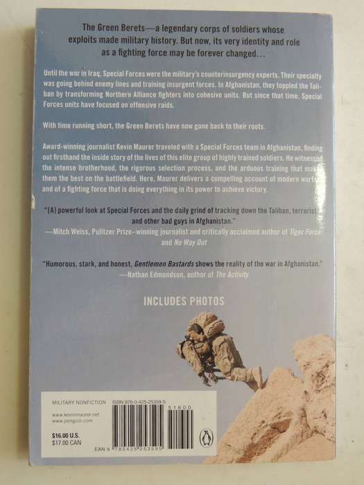 Gentleman Bastards: On The Ground In Afghanistan With America's Elite Special Forces - Kevin Maurer