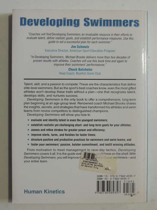 Developing Swimmers- Michael Brooks