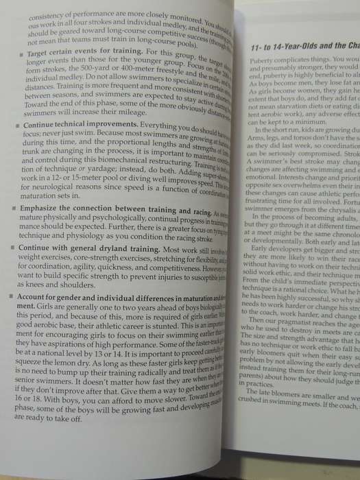 Developing Swimmers- Michael Brooks
