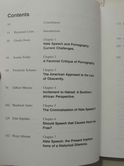 Between Speech And Silence: Hate Speech, P*rn*graphy And The New South Africa - ed Jane Duncan