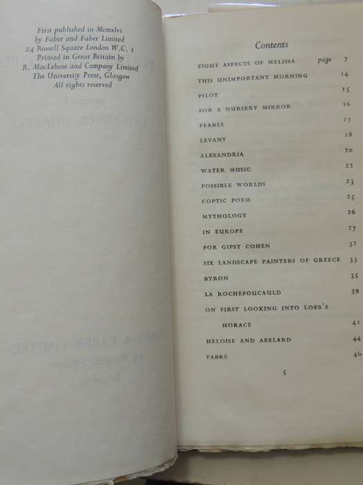 Cities, Plains And People (1st Edition 1946)- Lawrence Durrell