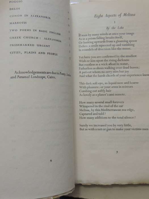 Cities, Plains And People (1st Edition 1946)- Lawrence Durrell