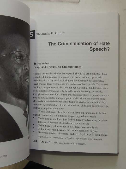 Between Speech And Silence: Hate Speech, P*rn*graphy And The New South Africa - ed Jane Duncan