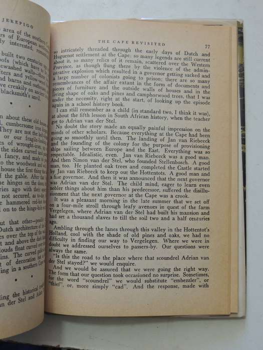A Cask Of Jerepigo: Sketches And Essays -  Herman Charles Bosman   (1st Edition 1964)
