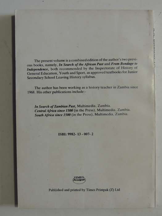 In Search Of The Central African Past - K.K. Dasgupta