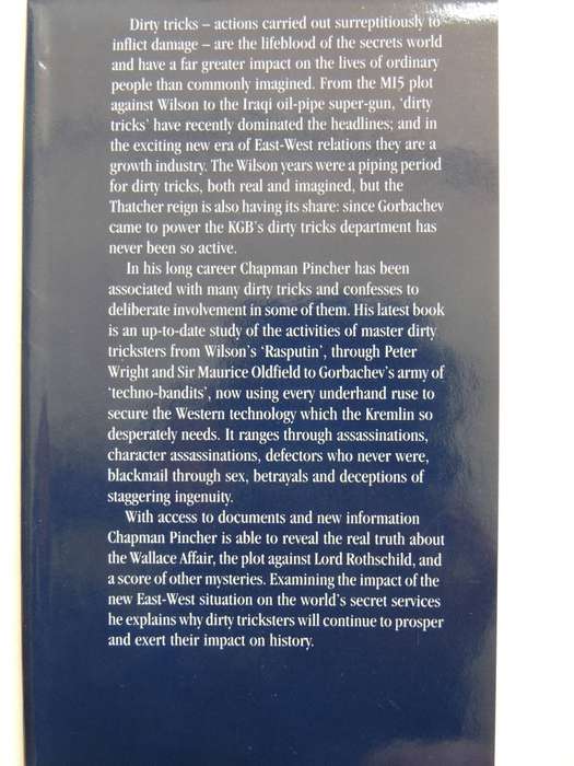 The Truth About Dirty Tricks: From Harold Wilson To Margaret Thatcher - Chapman Pincher
