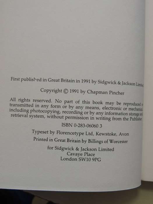 The Truth About Dirty Tricks: From Harold Wilson To Margaret Thatcher - Chapman Pincher