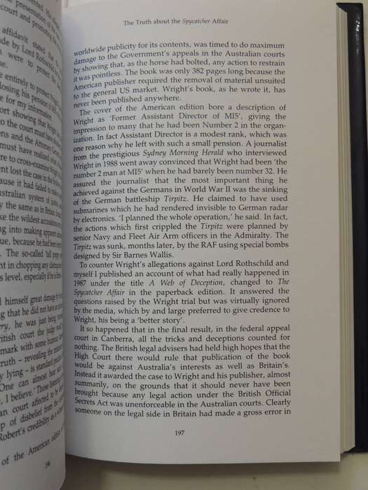 The Truth About Dirty Tricks: From Harold Wilson To Margaret Thatcher - Chapman Pincher