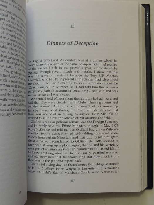 The Truth About Dirty Tricks: From Harold Wilson To Margaret Thatcher - Chapman Pincher