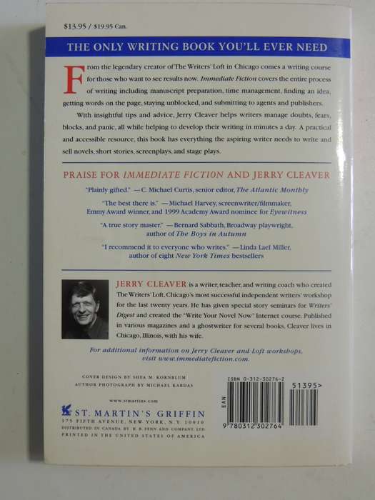 Immediate Fiction: A Complete Writing Course - Jerry Cleaver