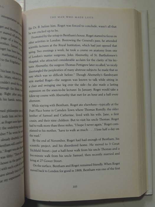 The Man Who Made Lists: Love, Death, Madness And The Creation Of Roget's Thesaurus - Joshua Kendal