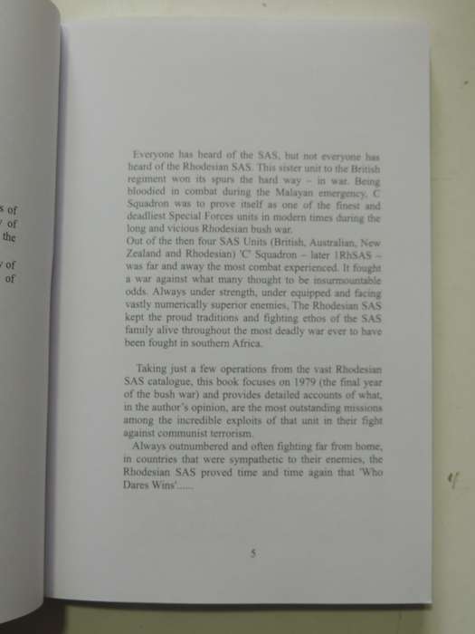 Those Who Dared- The Rhodesian SAS Andy Ryan