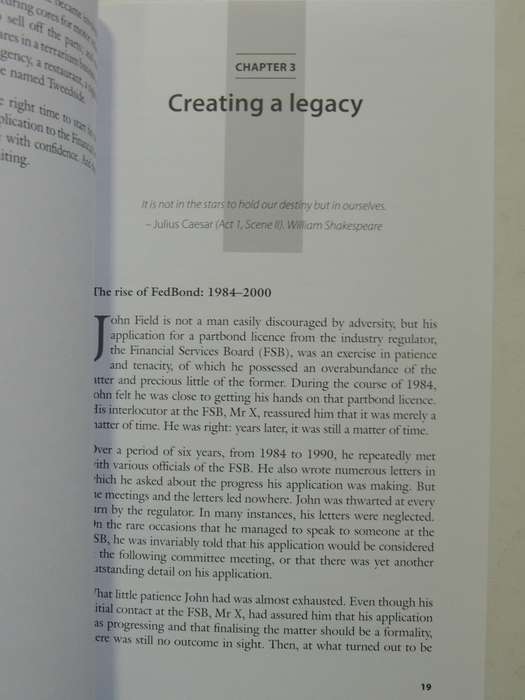 A Tiger By The Tail: The Story Behind The Fedbond Saga- Eunice Afonso