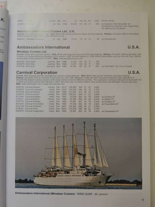Ocean Ships  - Allan Ryszka-Onions     16th Edition