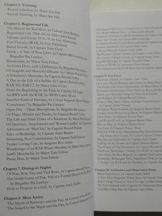 Chibaya Moyo - The Rhodesian African Rifles: An Anthology 1939-1981 Cpt. A Telfer & Cpt. R Fulton