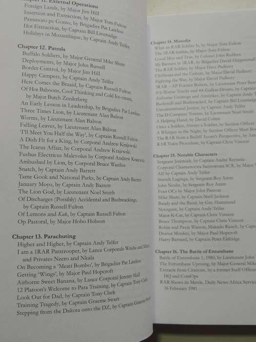 Chibaya Moyo - The Rhodesian African Rifles: An Anthology 1939-1981 Cpt. A Telfer & Cpt. R Fulton