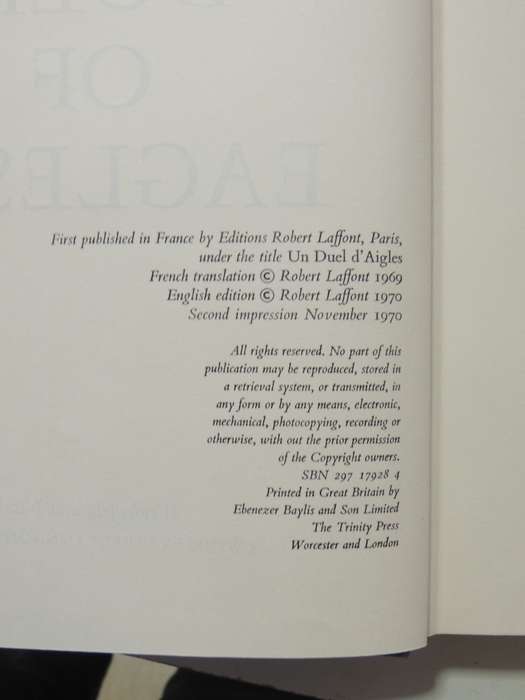 Duel Of Eagles - Peter Townsend