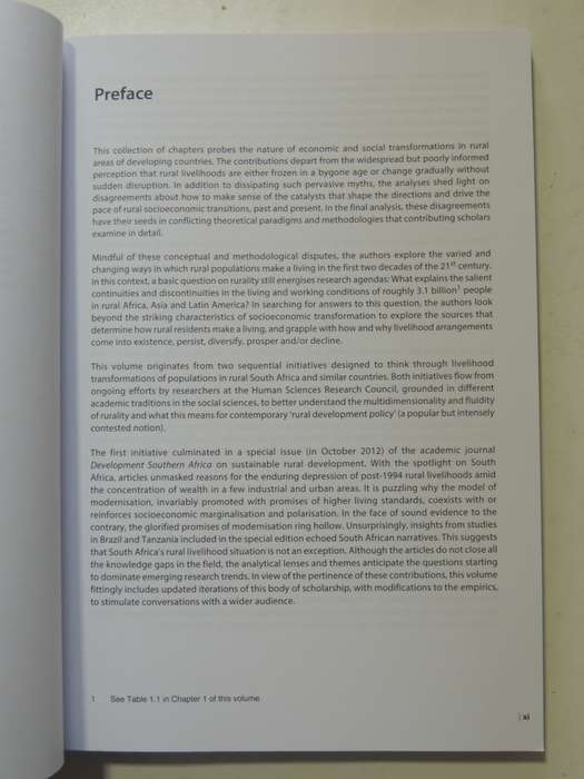 Equitable Rural Socioeconomic Change: Land, Climate Dynamics, Technological Innovation ed Peter Ja