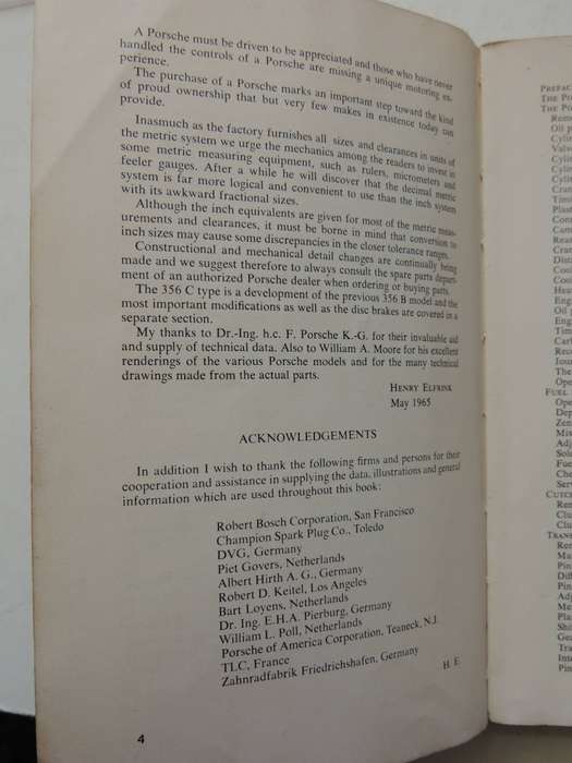 Porsche Technical Manual - Henry Elfrink     1965 Third Enlarged Edition