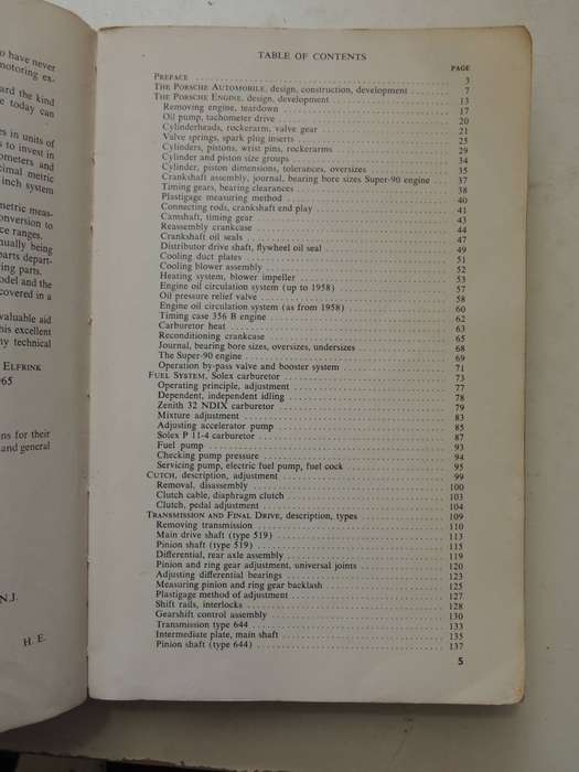 Porsche Technical Manual - Henry Elfrink     1965 Third Enlarged Edition