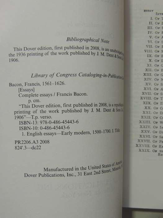Complete Essays - Francis Bacon