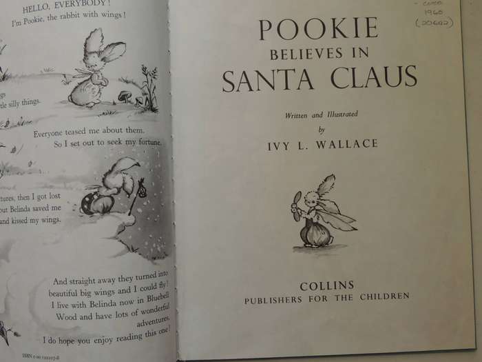 Pookie Believes In Santa Claus  - Ivy L. Wallace    (circa 1960)
